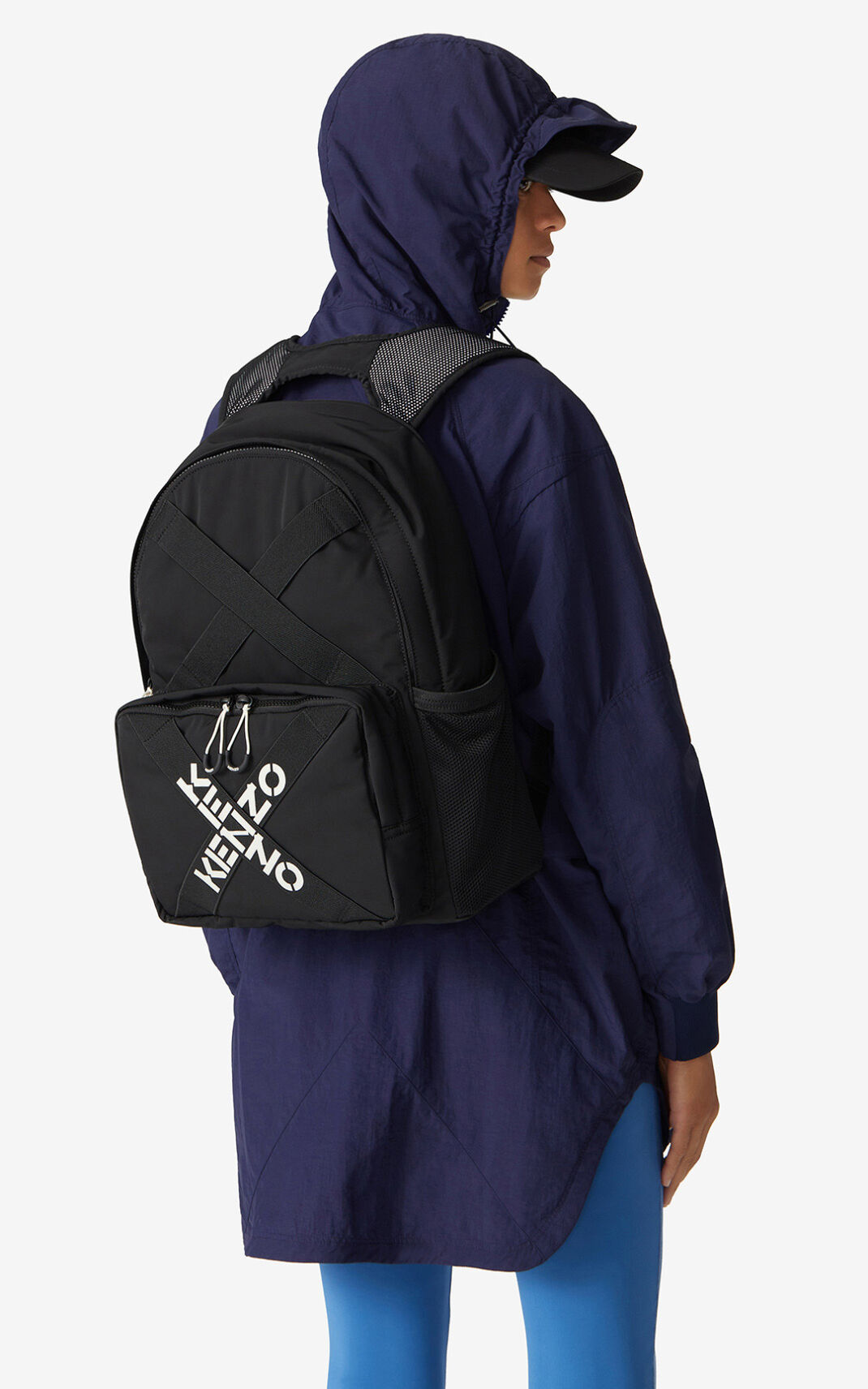 Kenzo Sport Backpack Black For Mens 4560PUHAZ